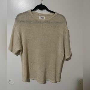 SABO designed in Australia knit cream top size 2